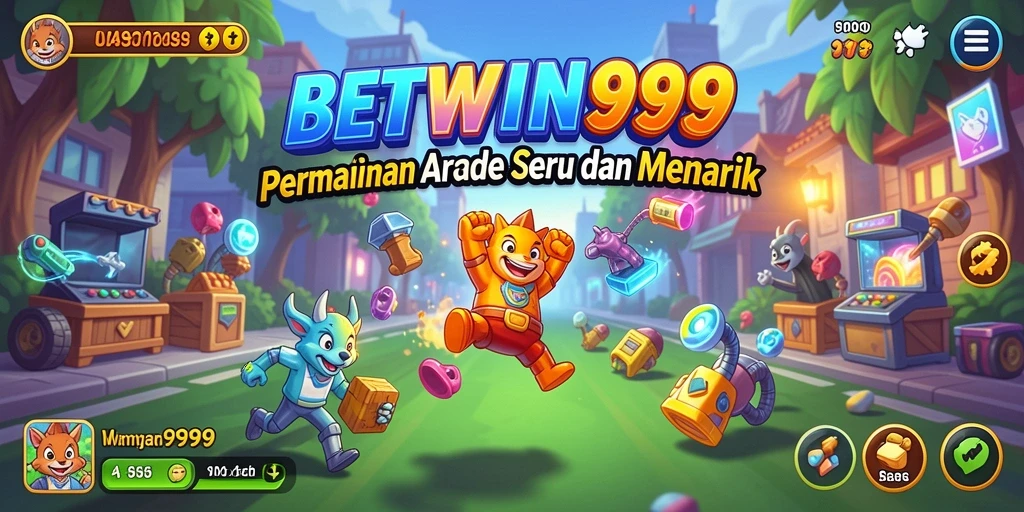 Tangkapan layar BETWIN999 menunjukkan aksi gameplay arcade yang seru dan menegangkan.