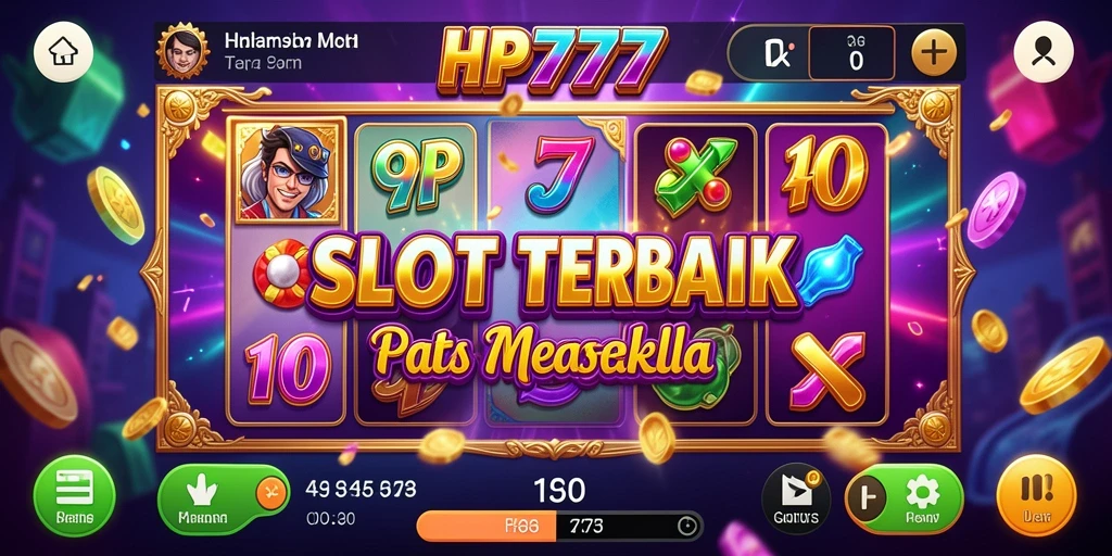 Tampilan menarik dari gameplay Slot HP777 yang penuh warna.